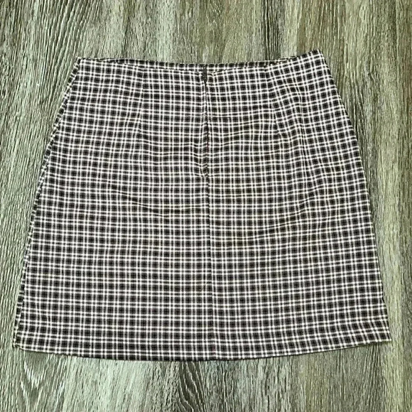 Womens NWT GB Gianni Bini Plaid Mini Skirt - M - Picture 3 of 6